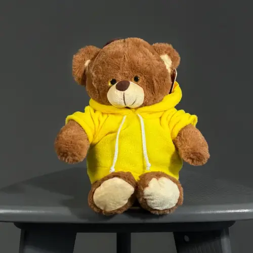 Мягкая игрушка Топотыж желтое худи 
